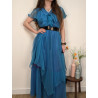 Robe vintage bleue féerique T1