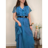 Robe vintage bleue féerique T1