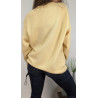 Pull de golf jaune 50% laine - Luxor - TU