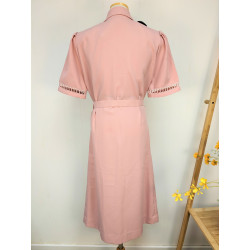 Robe rose vintage - Christian Michel friperie second life