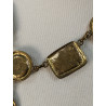 Collier des années 60 en métal doré, signé Y.T