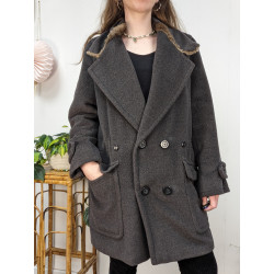 Manteau Max Mara Laine et cachemire T38 friperie second life