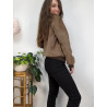 Bomber en cuir vintage Taille S/M unisexe
friperie second life