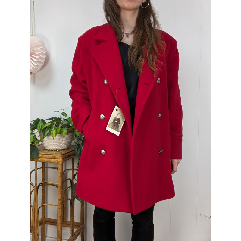 Manteau 80 laine sale