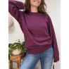 Pull en acrylique violet Damart T.46/48