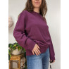 Pull en acrylique violet Damart T.46/48