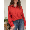 Chemise Caroline Rohmer orange rouge T40/42