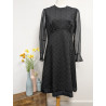 robe noire vintage friperie seconde life