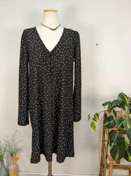 Robe mango à pois T.M