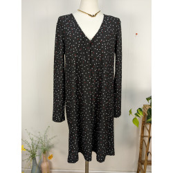 Robe mango à pois T.M