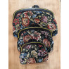 friperie second life vintage sac baroque fleuri