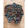 friperie second life vintage sac baroque fleuri