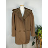 Manteau vintage camel made in France laine et cachemire T36/38