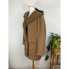 Manteau vintage camel made in France laine et cachemire T36/38