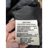 Gros manteau en fausse fourrure noire croisé made in france