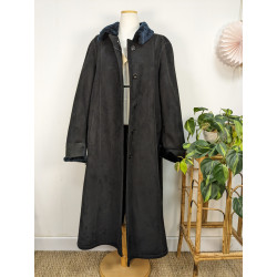 Manteau long noir Madeleine...