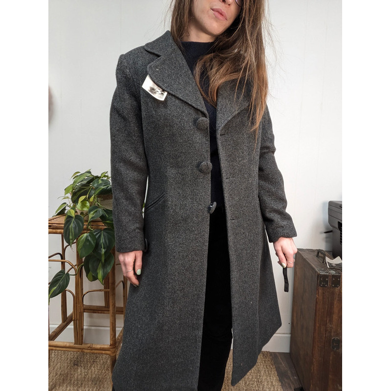 Manteau vintage 80% laine T42