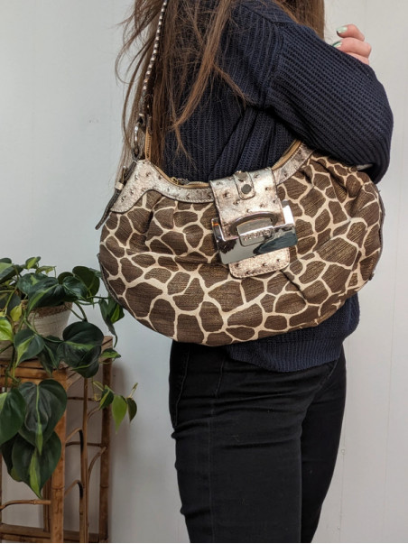 Sac Guess imprimé girafe