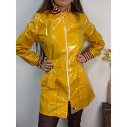 Imperméable jaune A la Fougère friperie second life