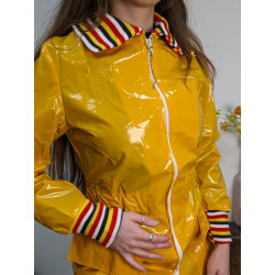 Imperméable jaune A la Fougère friperie second life